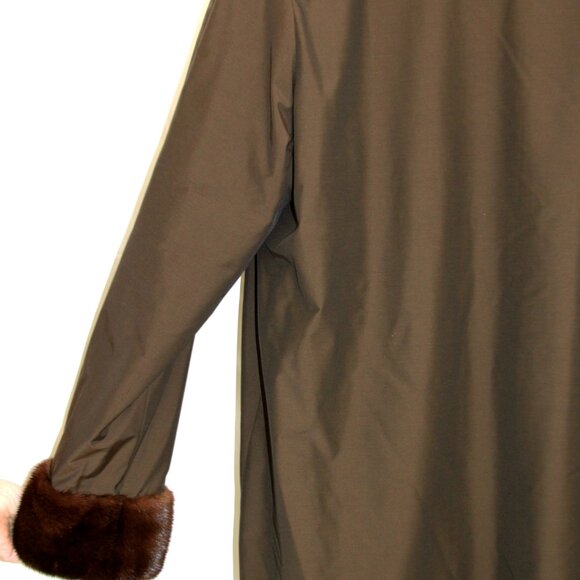 Luxurious Loro Piana Reversible Mink and Raincoat - Picture 7 of 16